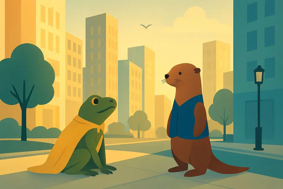 An illustration from City Garden Friends