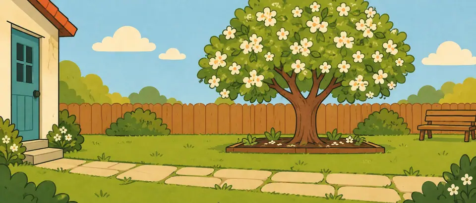 An illustration from From Bloom to Apple