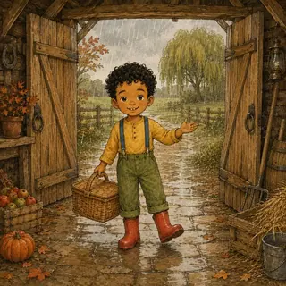 Cover of Rain at the Barn