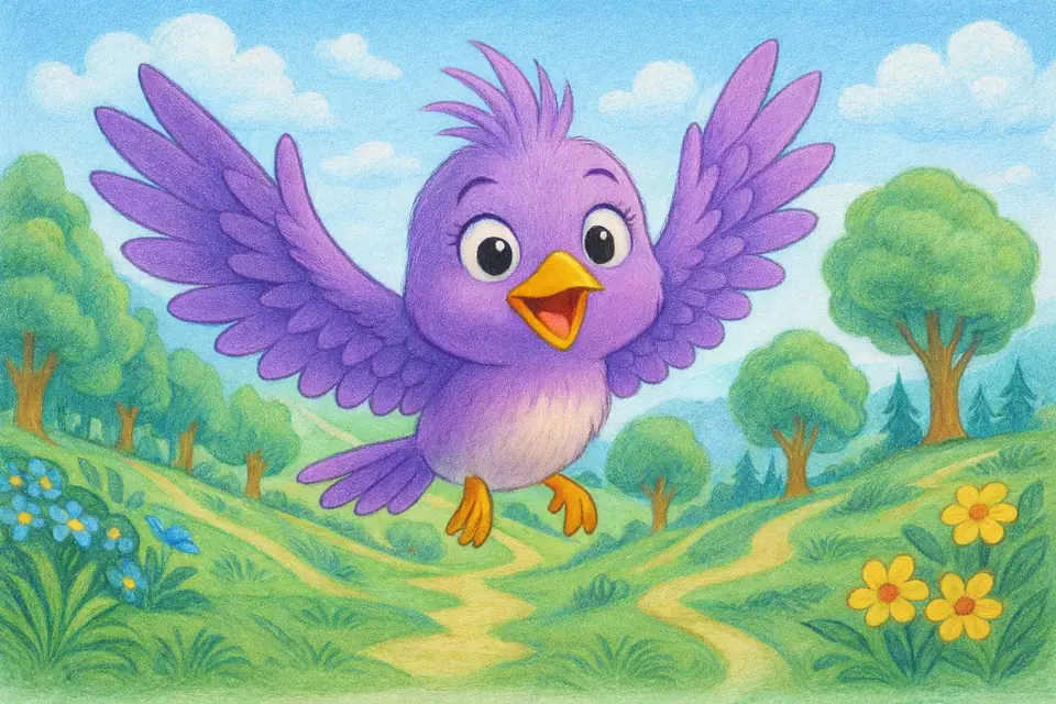 An illustration from Wise Bird